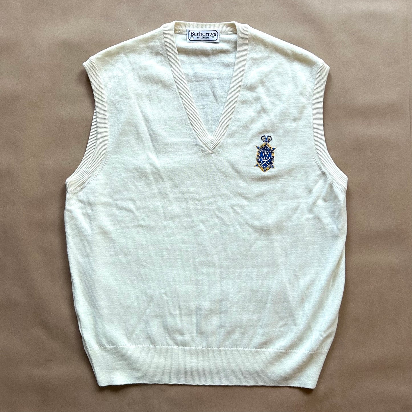 Burberrys Vintage Knitted Slipover (L)