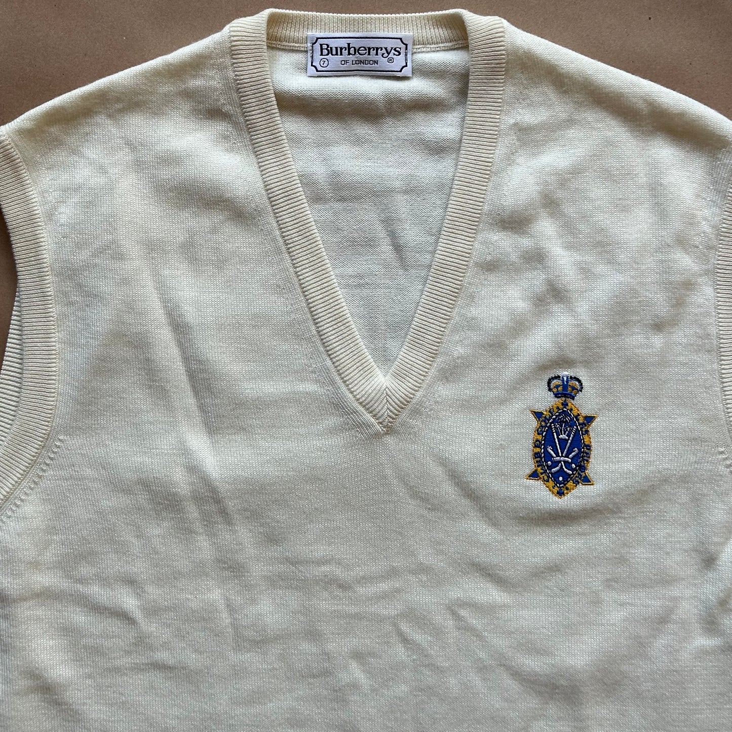 Burberrys Vintage Knitted Slipover (L)
