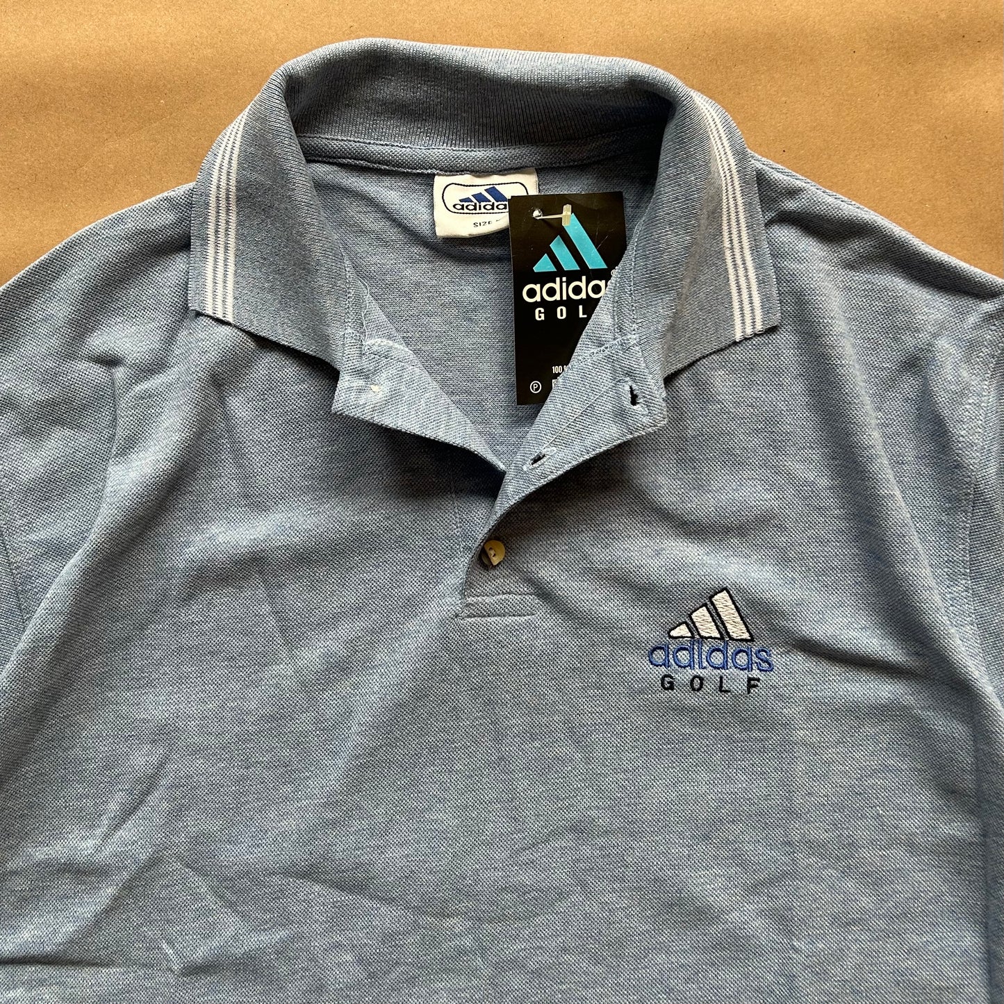 Adidas Golf Vintage Polo Shirt (L)