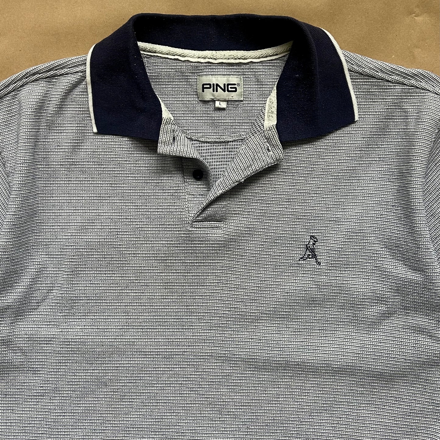 Ping Vintage Ping Man Polo Shirt (L)
