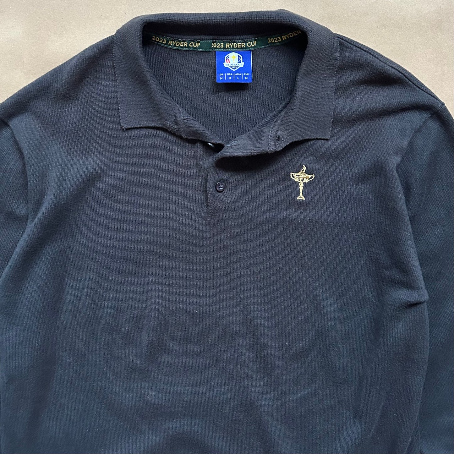 2023 Ryder Cup Long Sleeve Polo Shirt (M)
