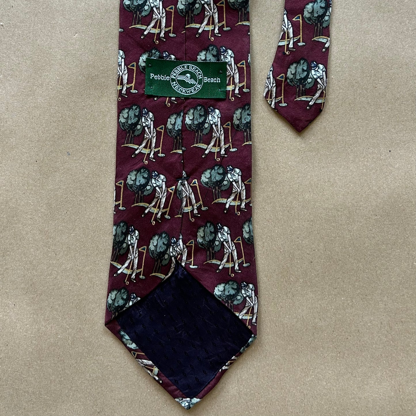 Pebble Beach Silk Tie