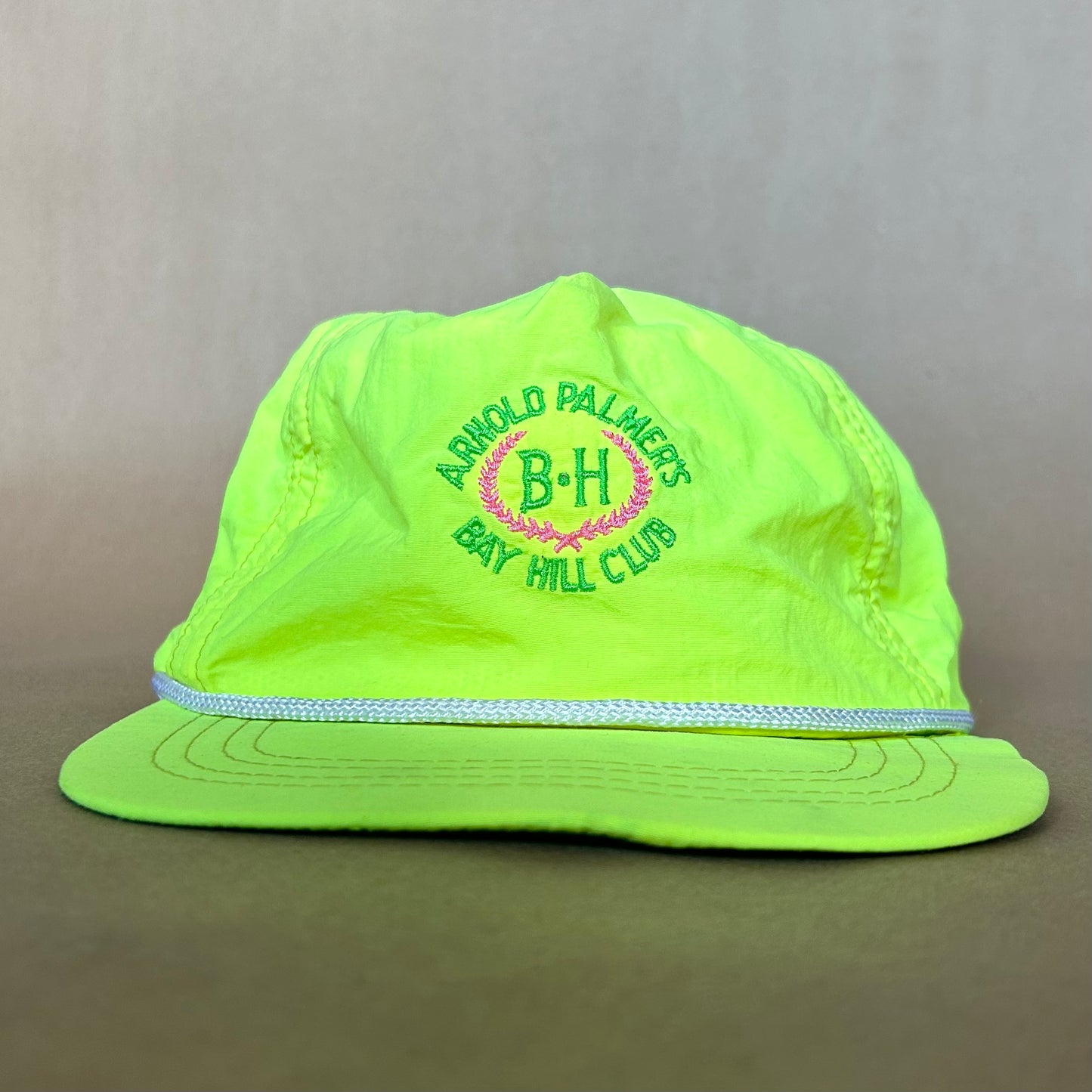 Arnold Palmer's Bay Hill Club Leather Strap Vintage Golf Hat