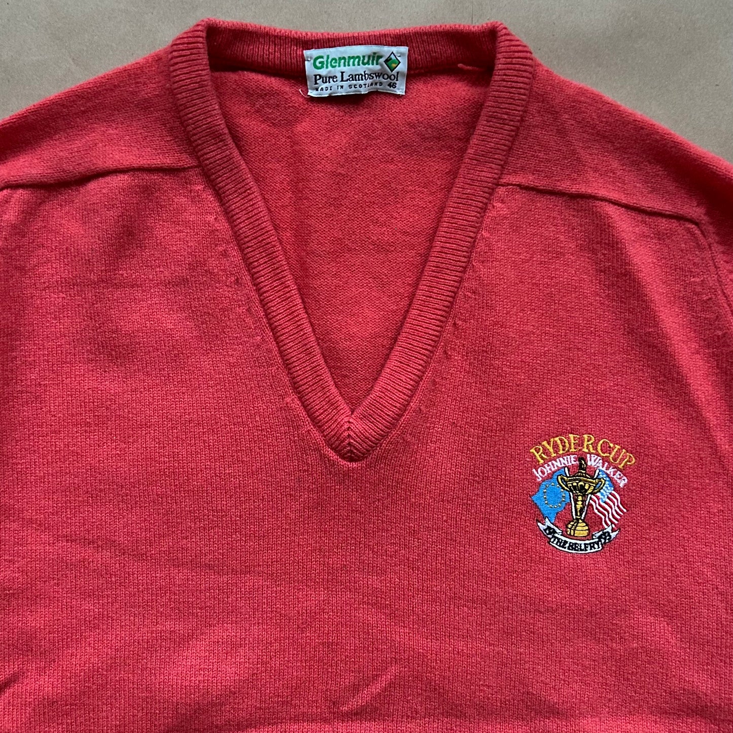 Glenmuir 1993 Ryder Cup V-neck (XL)