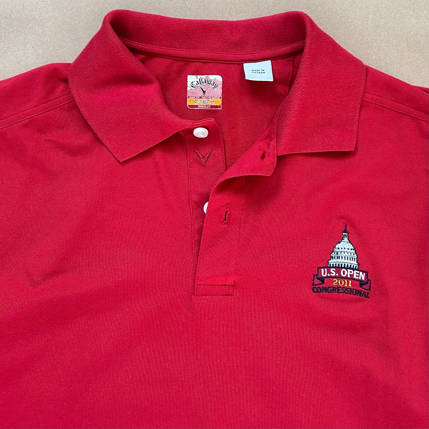 Callaway 2011 U.S. Open at Congressional Polo Shirt (L)