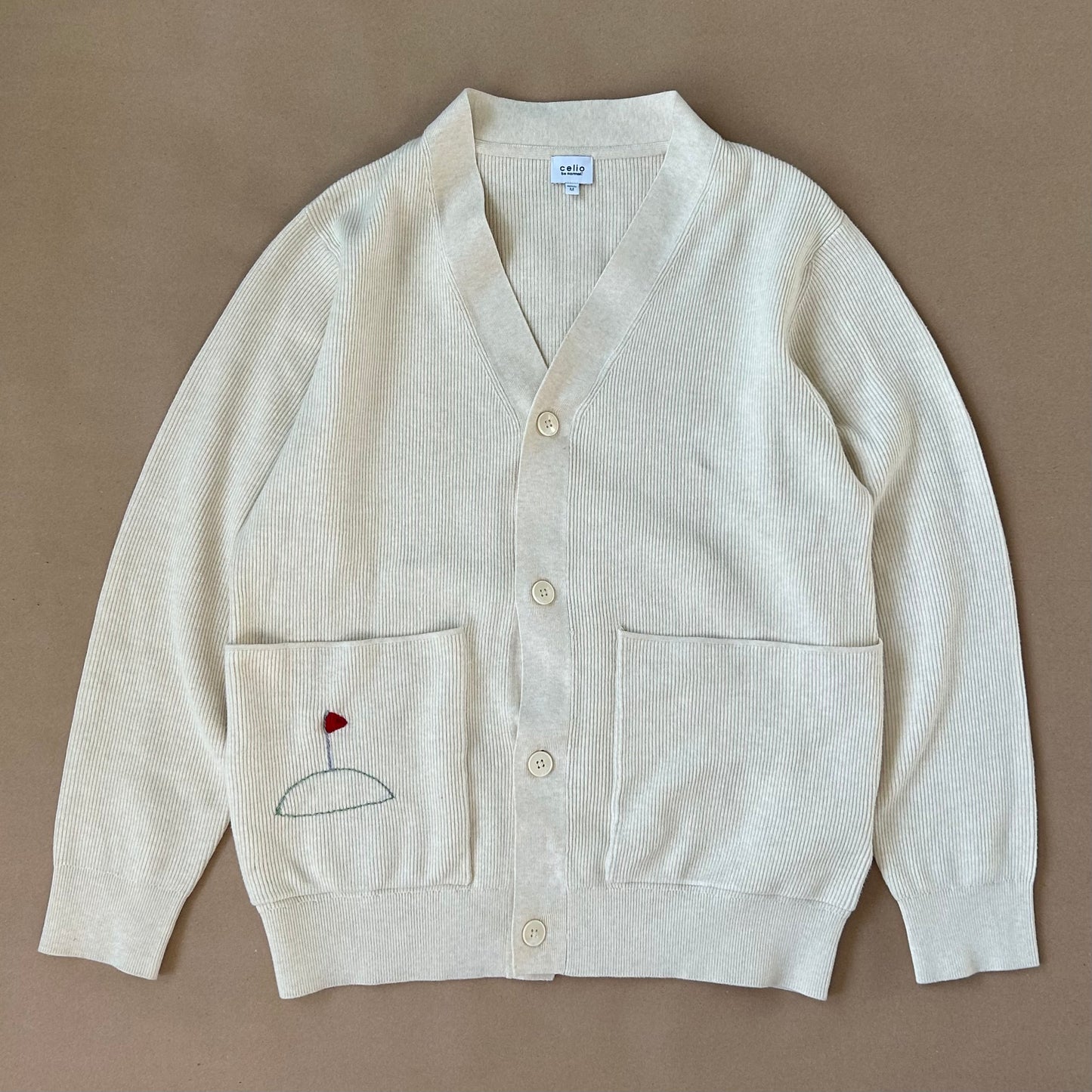 Celio Embroidered Cardigan (M)