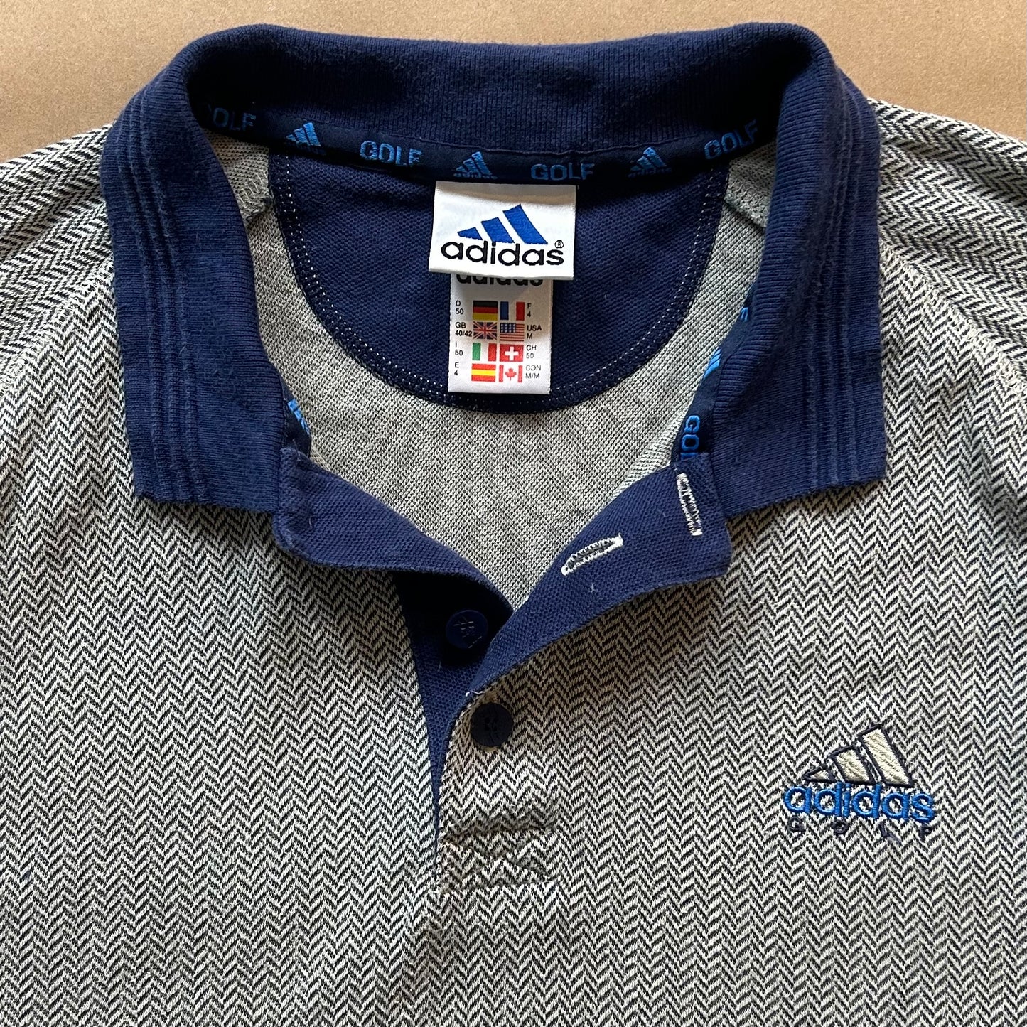 Adidas Golf Vintage Polo Shirt (M)