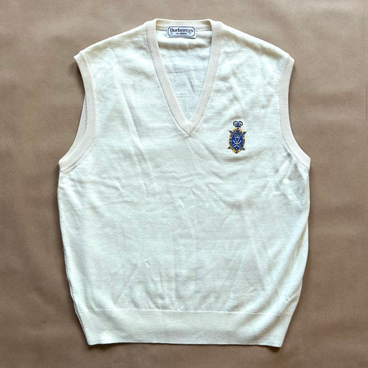 Burberrys Vintage Knitted Slipover (L)