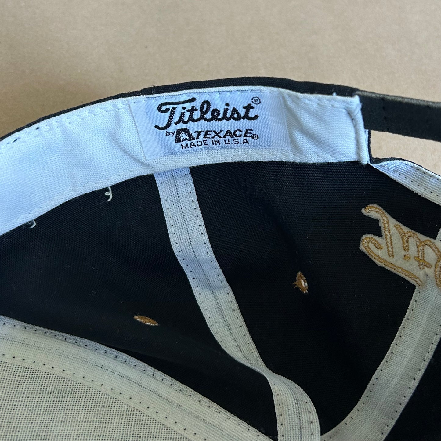 Titleist Leather Strap Vintage Hat