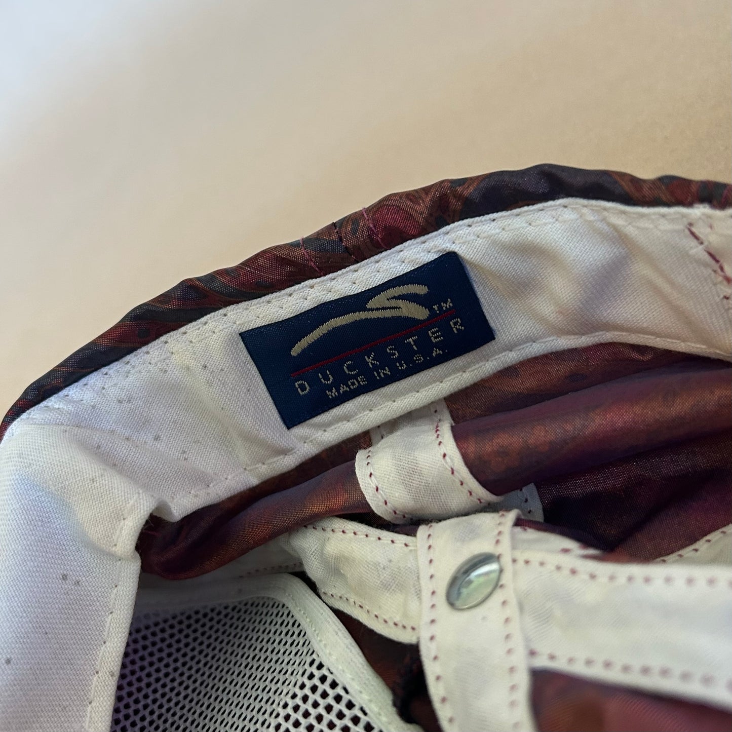 Misty Creek Country Club Leather Strap Vintage Golf Hat