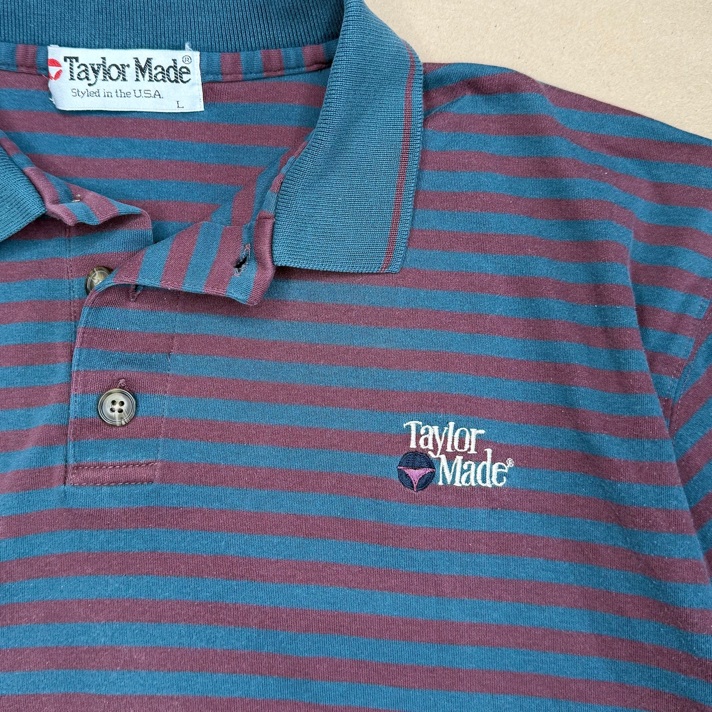 TaylorMade Vintage Polo Shirt (L)