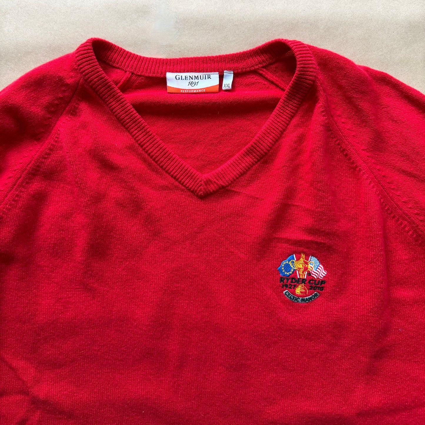 Glenmuir 2010 Ryder Cup V-neck (XXL)